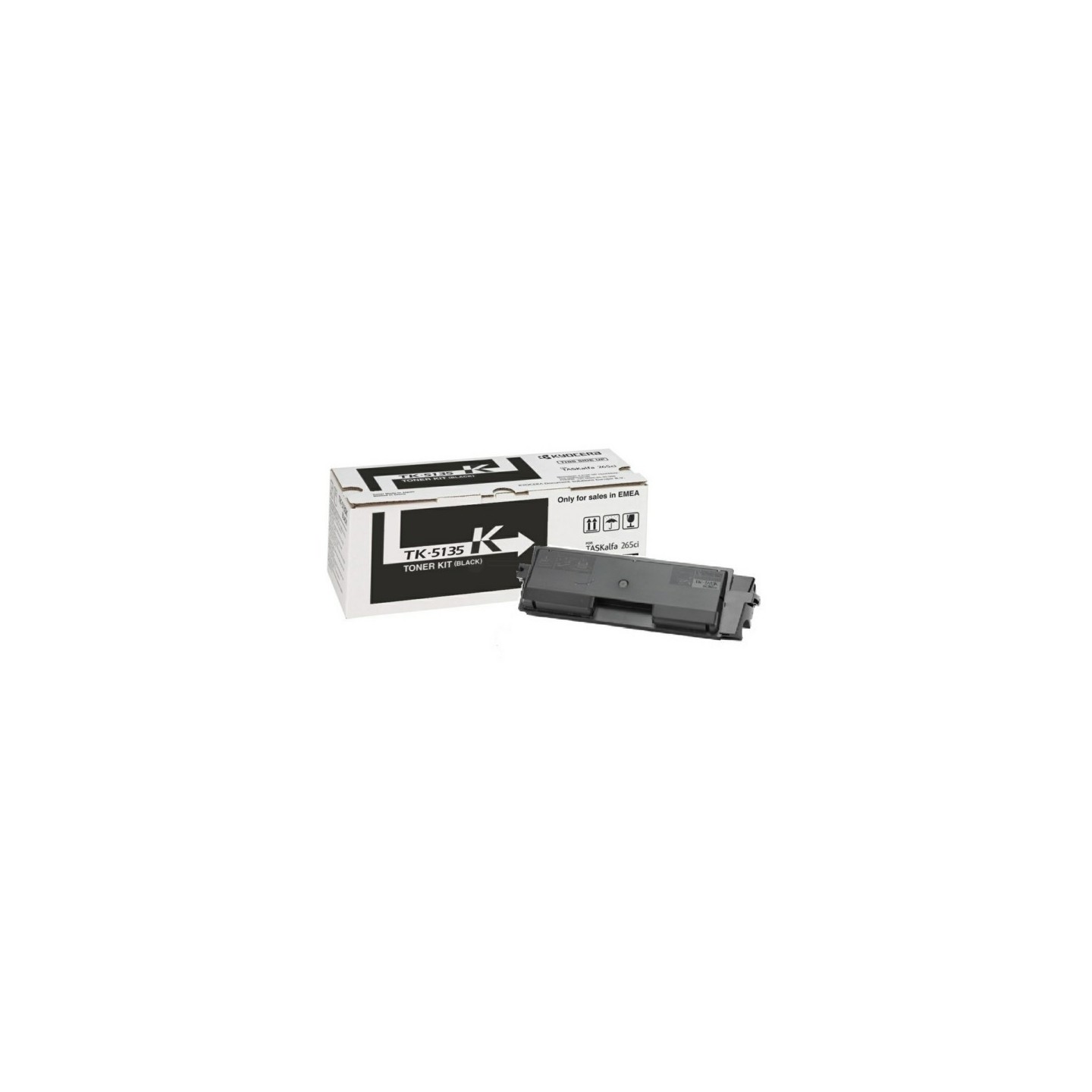 Toner noir Kyocera Mita pour TaskAlfa 265ci/ 266ci (TK-5135K)