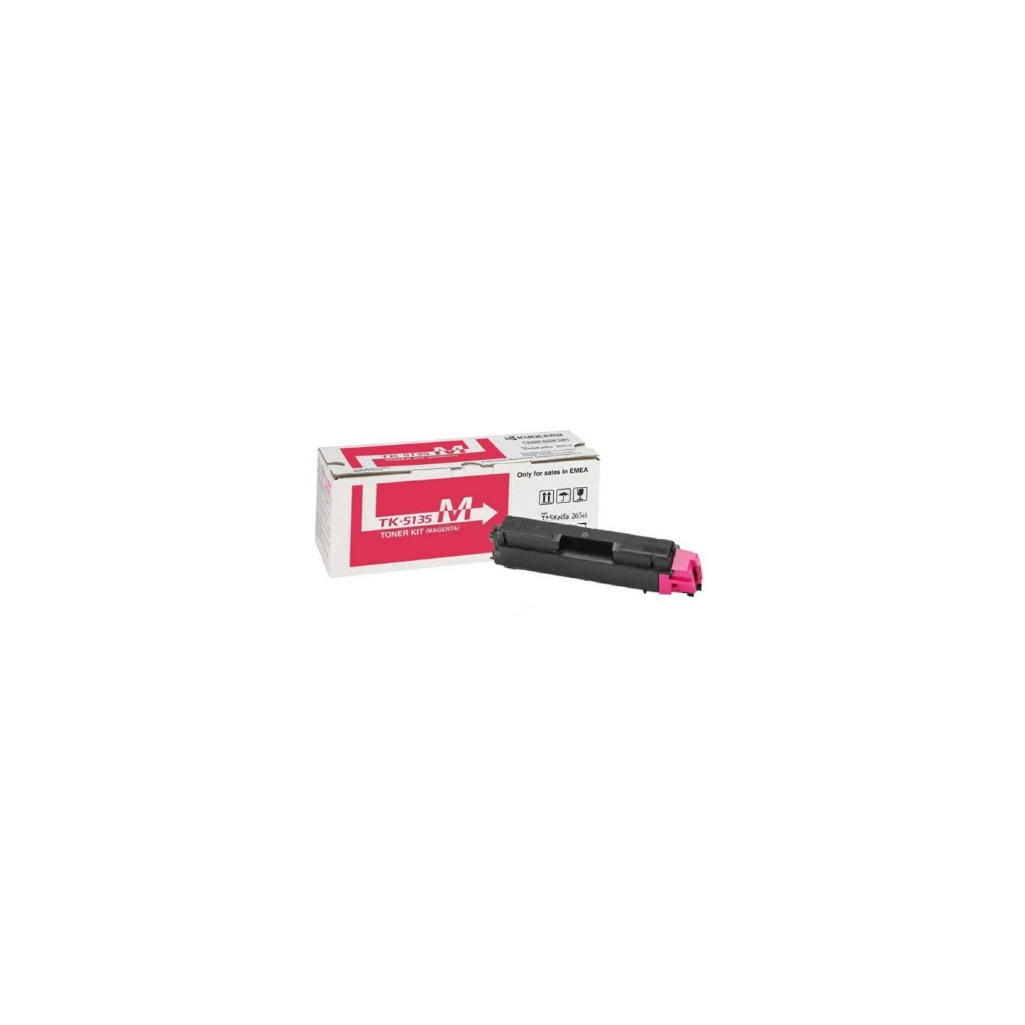 Toner magenta Kyocera Mita pour TaskAlfa 265ci/ 266ci (TK-5135M)