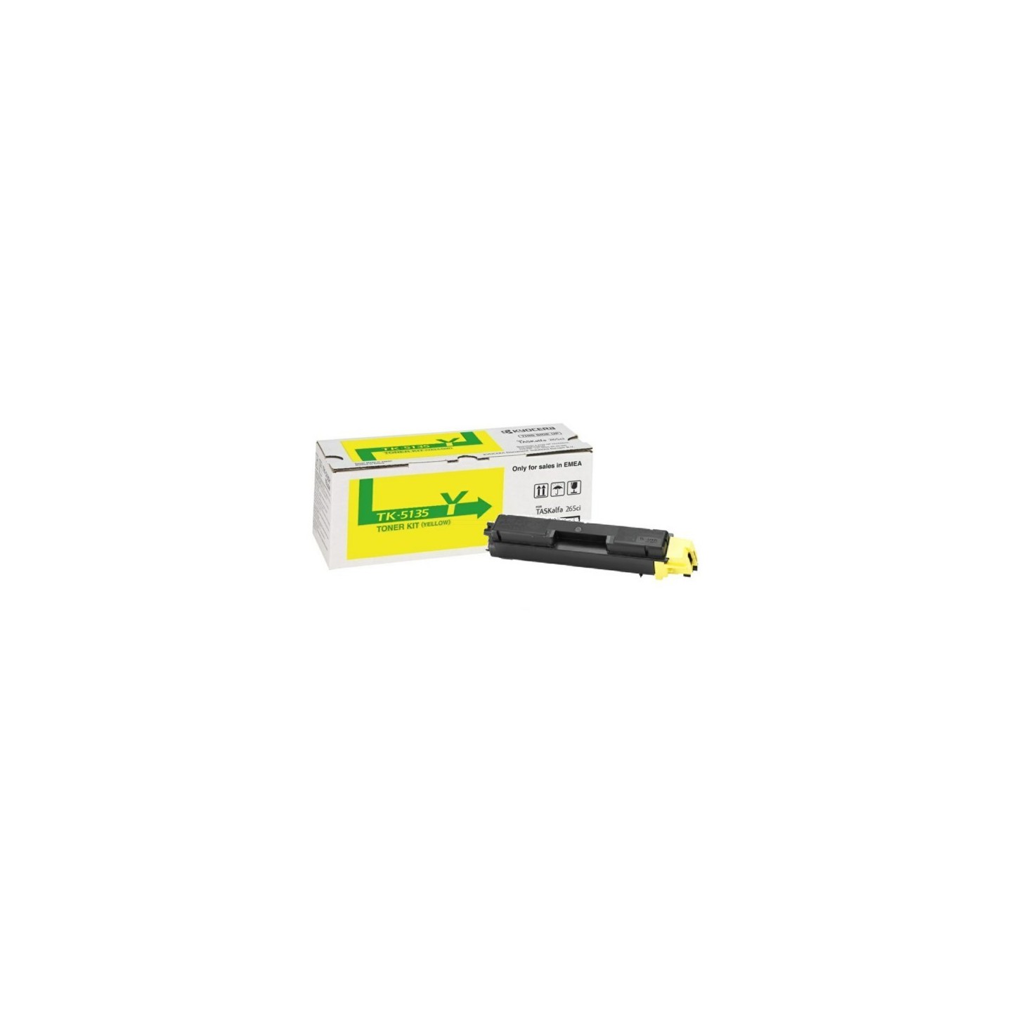Toner jaune Kyocera Mita pour TaskAlfa 265ci/ 266ci (TK-5135Y)