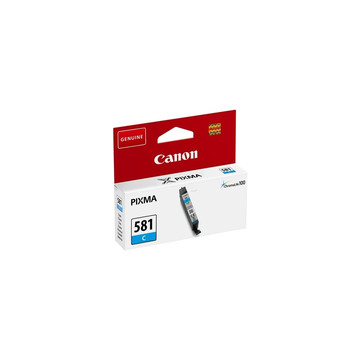 Cartouche d'encre Cyan Canon CLI-581C pour Gamme PIXMA TS8150 ...