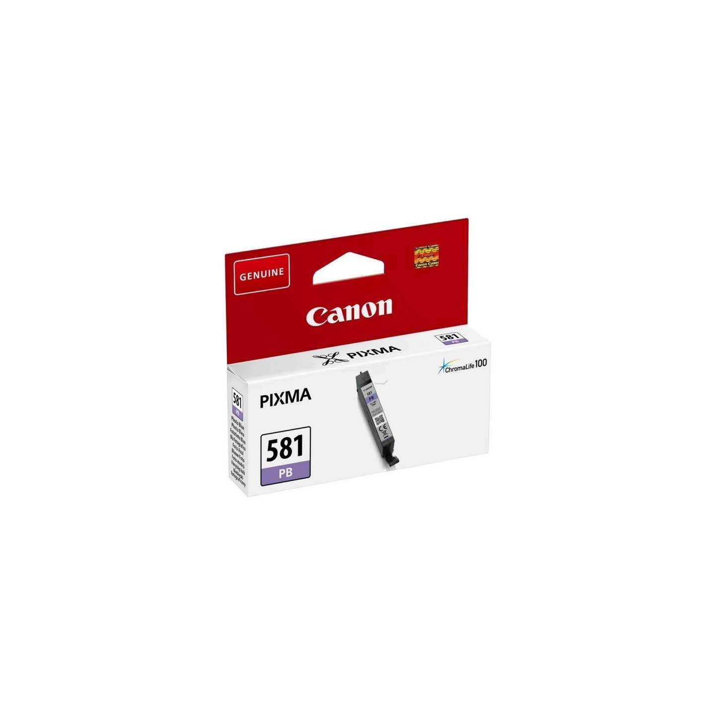 Cartouche d'encre photo Bleu Canon CLI-581PB pour Gamme PIXMA TS8150 ...
