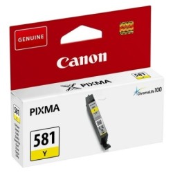 Cartouche d'encre jaune Canon CLI-581Y pour Gamme PIXMA TS8150 ...