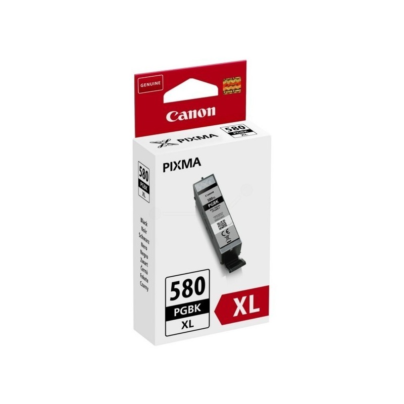 Cartouche d'encre noir photo Haute capacité Canon PGI-580PGBK XL pour Gamme PIXMA TS8150 ...