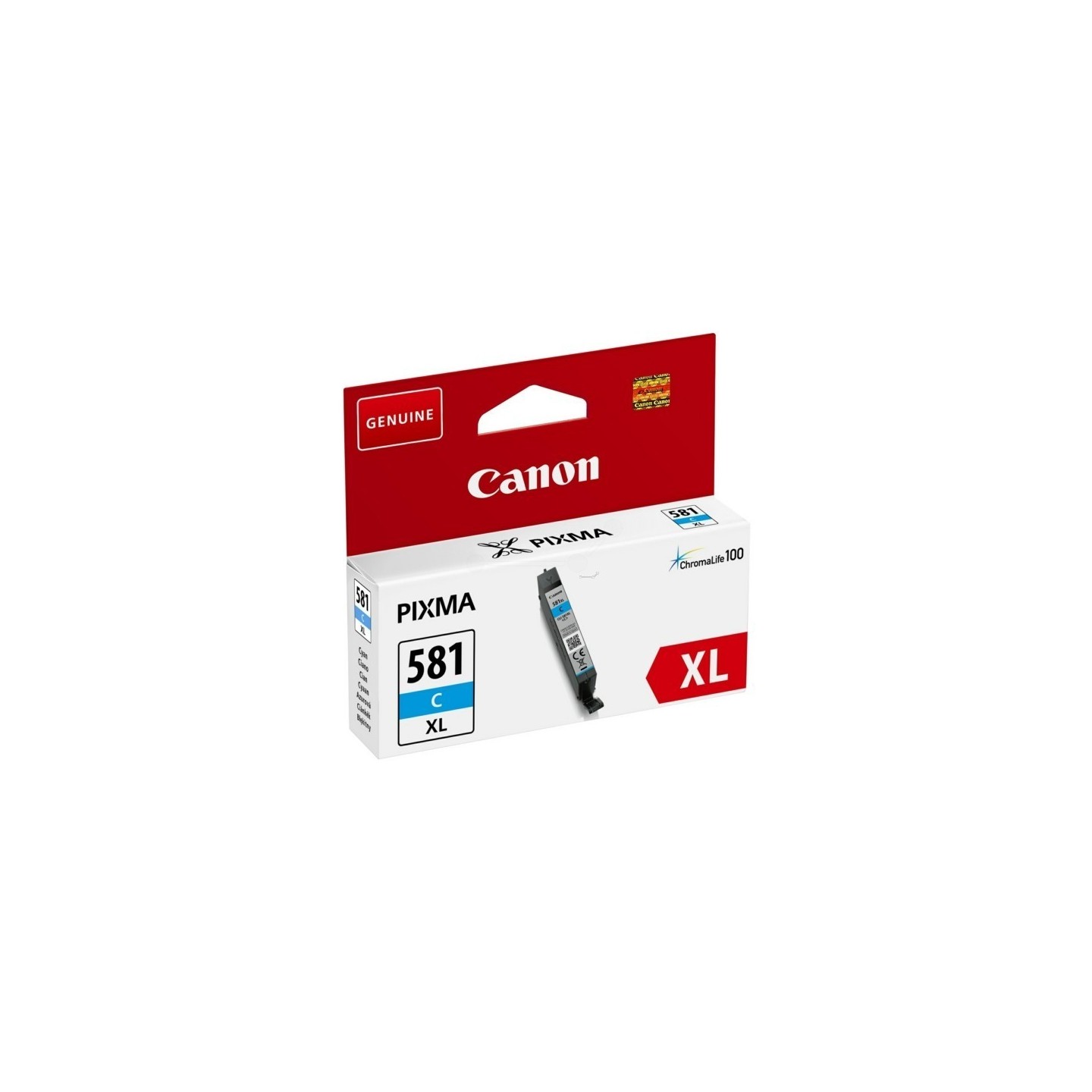 Cartouche d'encre cyanHaute capacité Canon CLI-581C XL pour Gamme PIXMA TS8150 ...
