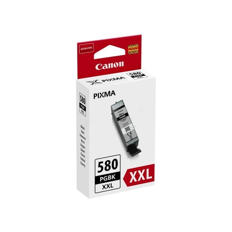 Cartouche d'encre noir photo Haute capacité Canon PGI-580PGBK XL pour Gamme PIXMA TS815 (Alt : 2024C005) ...