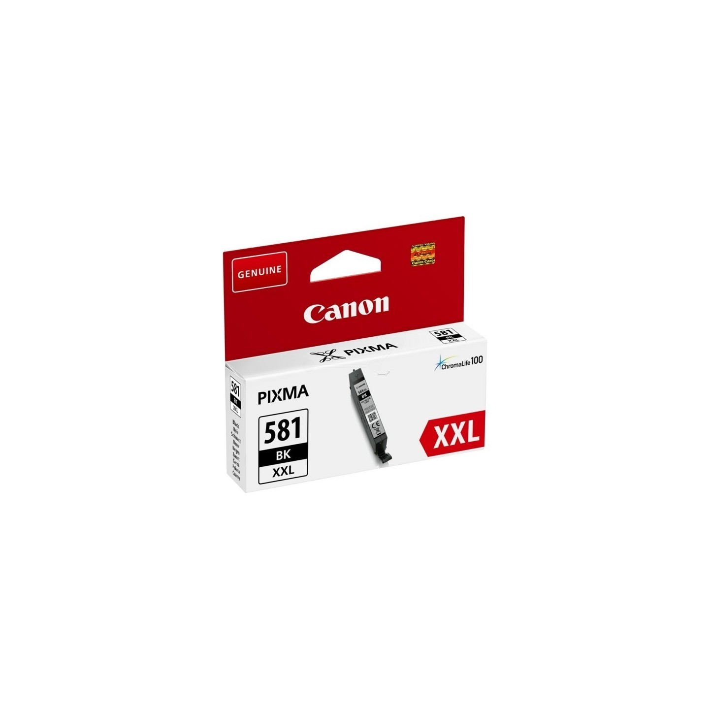 Cartouche d'encre noir très haute capacité Canon CLI-581BK XXL pour Gamme PIXMA TS8150 ...