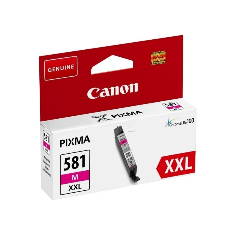 Cartouche d'encre magenta très haute capacité Canon CLI-581M XXL pour Gamme PIXMA TS8150 ...