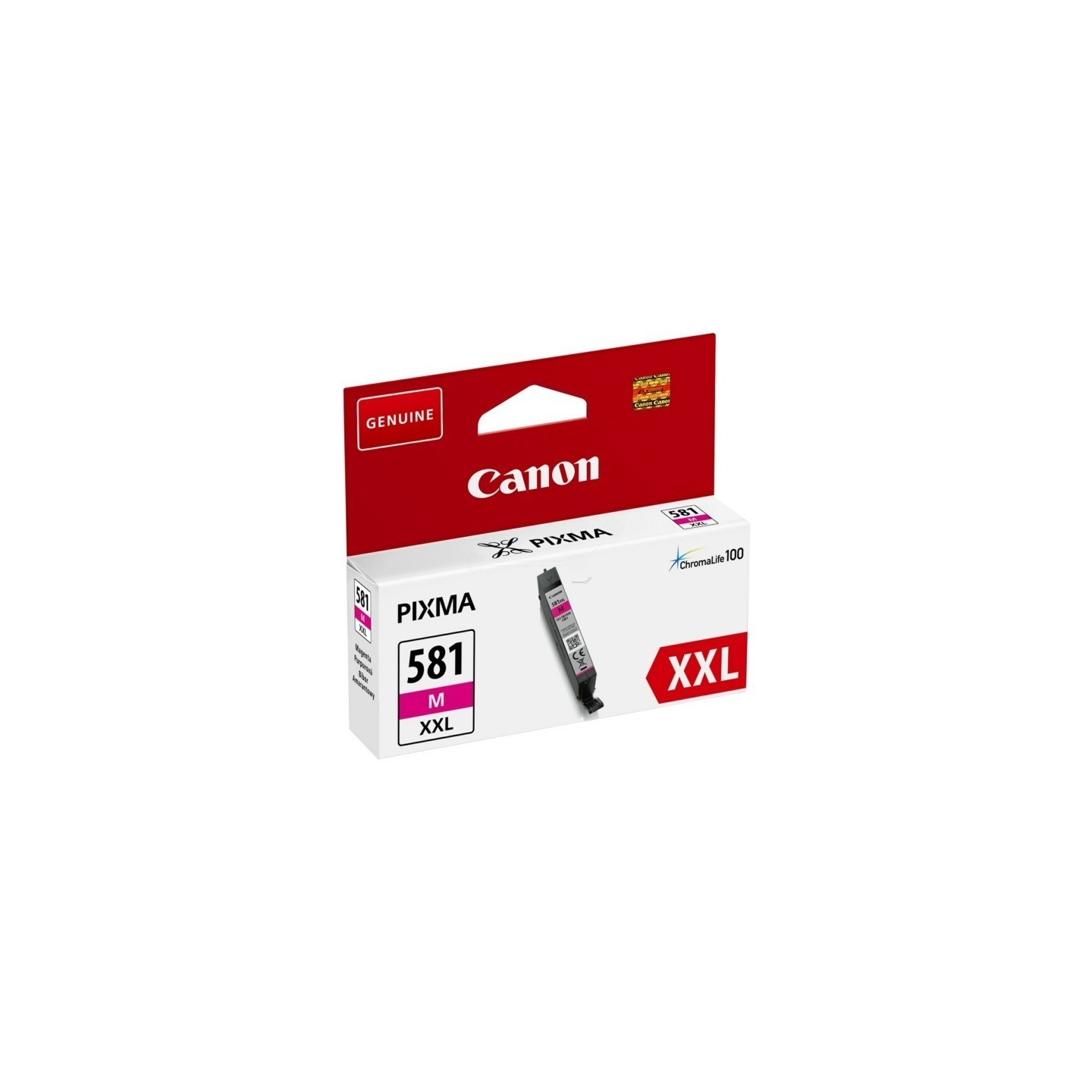 Cartouche d'encre magenta très haute capacité Canon CLI-581M XXL pour Gamme PIXMA TS8150 ...