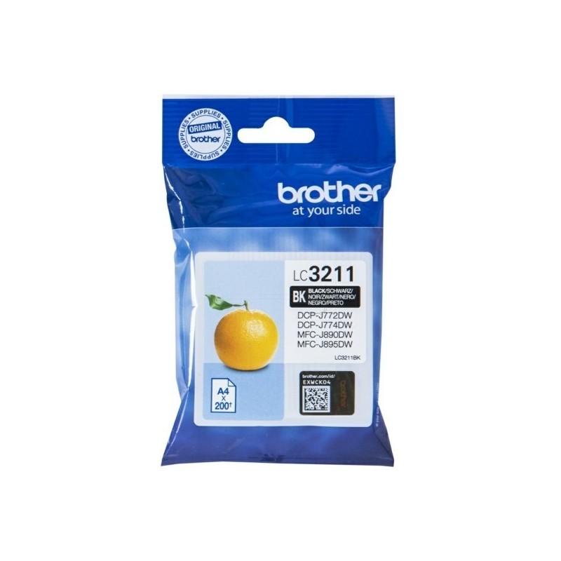 Cartouche Jet d'encre Noir BROTHER pour multi-fonction DCP-J772DW...