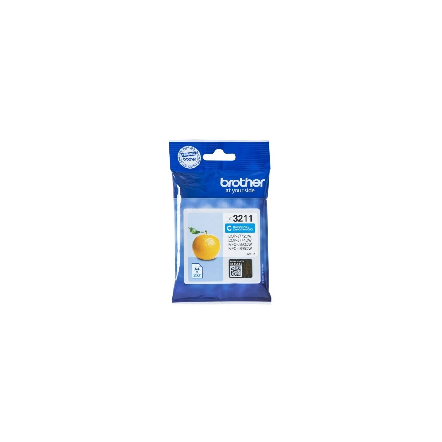 Cartouche Jet d'encre Cyan BROTHER pour multi-fonction DCP-J772DW...