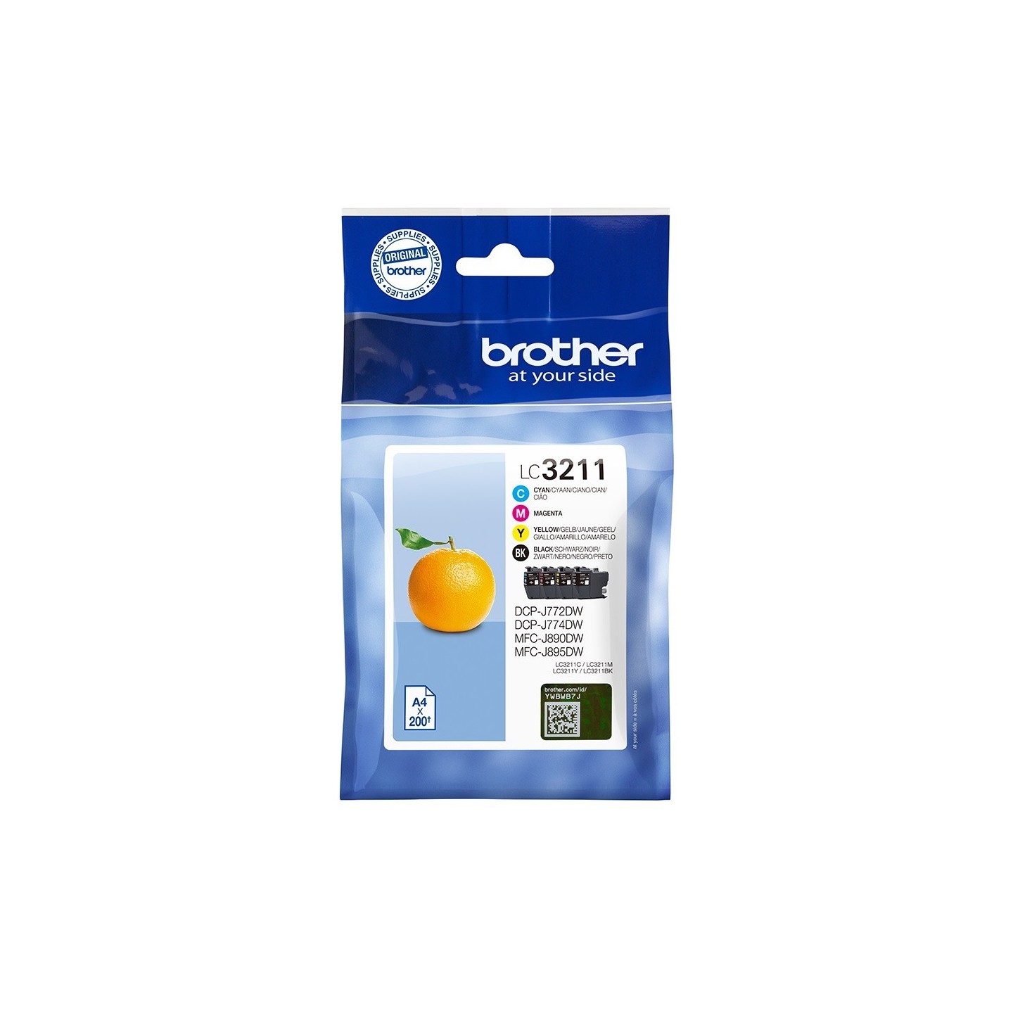 Pack 4 Cartouches Jet d'encre BROTHER pour multi-fonction DCP-J772DW...