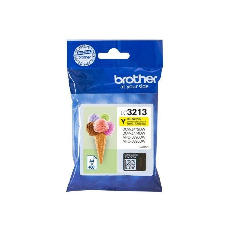 Cartouche Jet d'encre haute capacité Jaune BROTHER pour multi-fonction DCP-J772DW...
