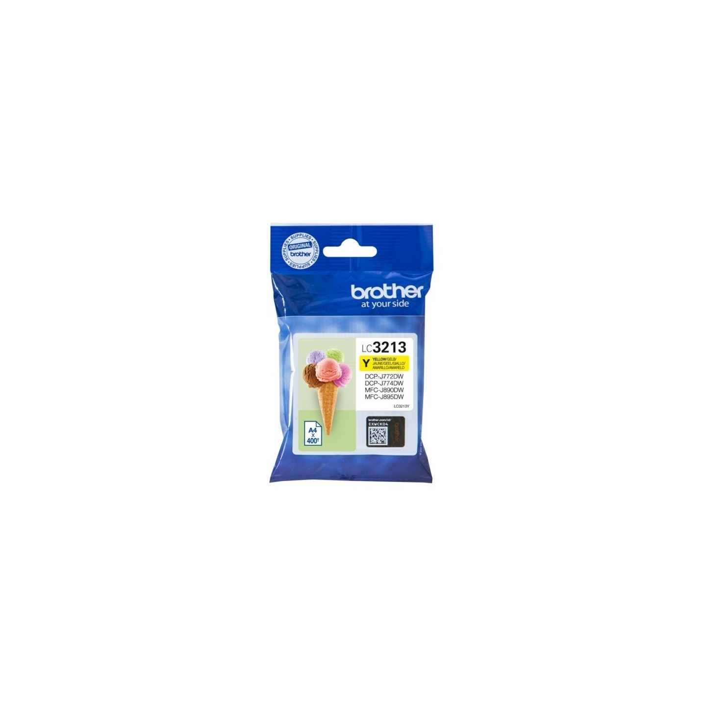 Cartouche Jet d'encre haute capacité Jaune BROTHER pour multi-fonction DCP-J772DW...