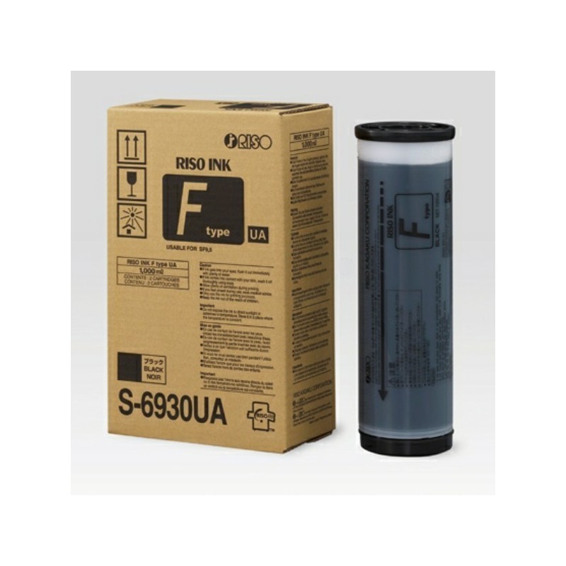 Lot de 2 Cartouches d'encre noire  pour Riso SF5030 (S6930E)