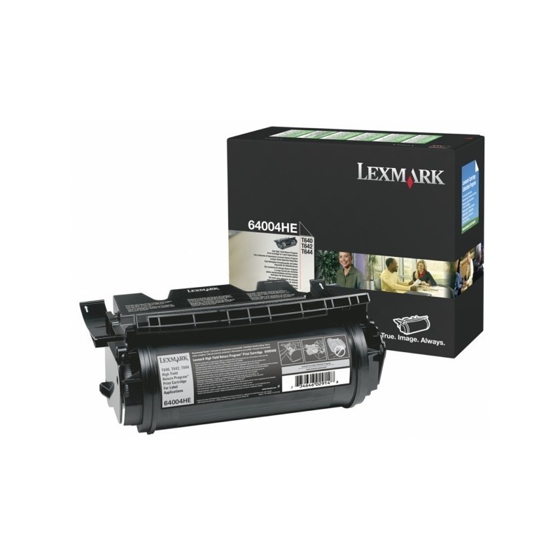 Toner noir Lexmark longue durée spéciale étiquette (T640/T642/T644), Toner Express : achat en ligne de Toner noir Lexmark longue