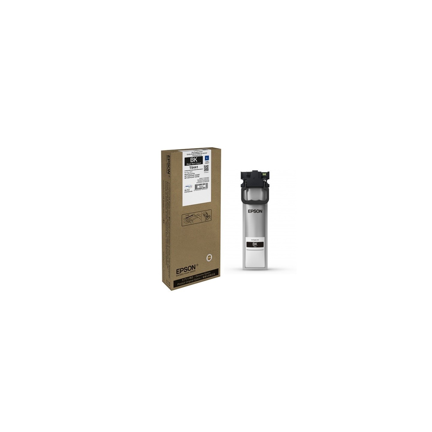 Cartouche Noire L Epson pour WorkForce pro WF-C5XXX (T9441)
