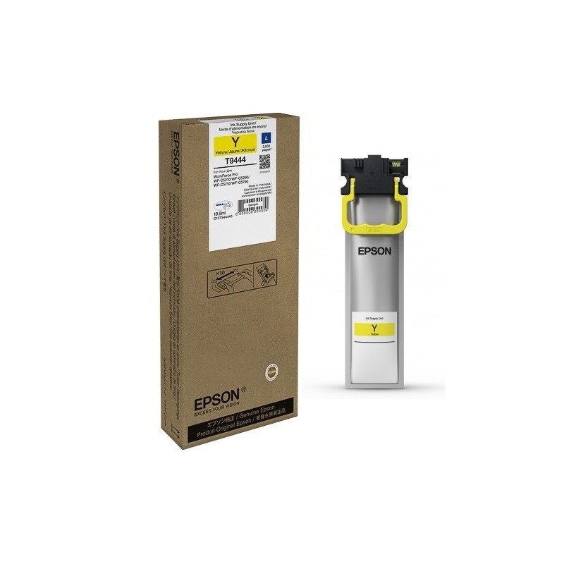 Cartouche Jaune L Epson pour WorkForce pro WF-C5XXX (T9444)