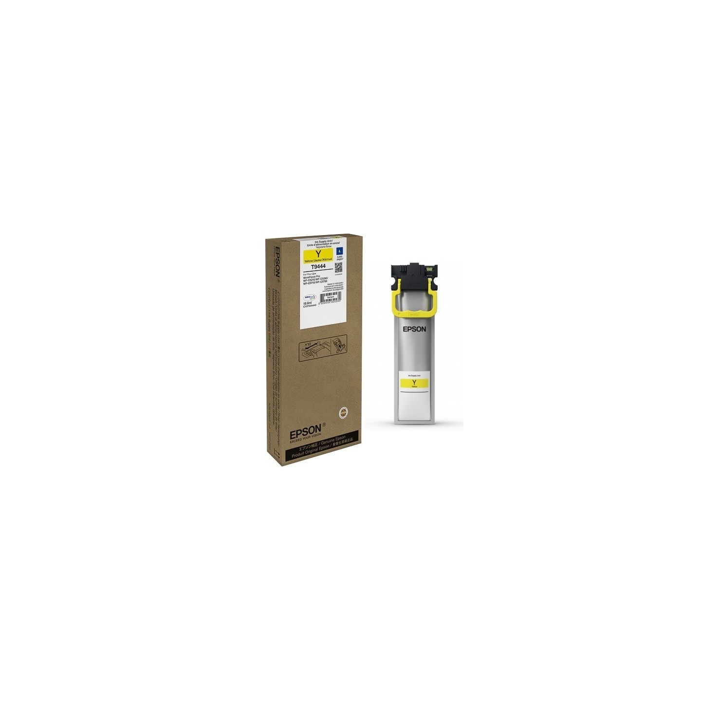 Cartouche Jaune L Epson pour WorkForce pro WF-C5XXX (T9444)