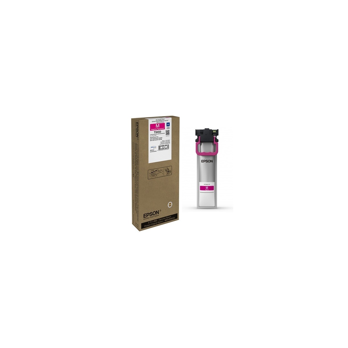 Cartouche Magenta XL Epson pour WorkForce pro WF-C5XXX (T9453)