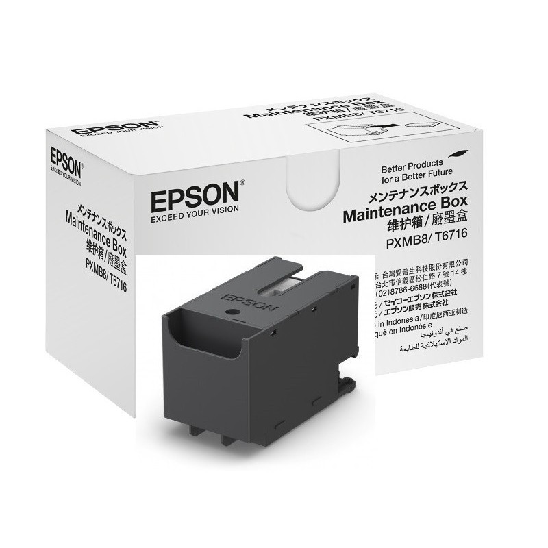 Bac de Maintenance (collecteur encre usagée) pour WorkForce pro WF-C5XXX (T6716)