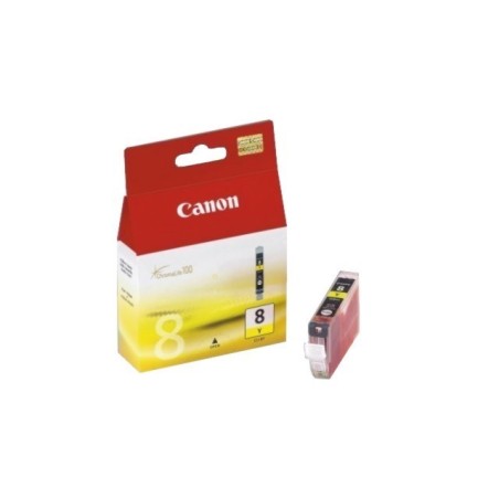 Cartouche d'encre Canon CLI-8Y Jaune, Toner Express : achat en ligne de Cartouche d'encre Canon CLI-8Y Jaune pour imprimante