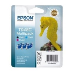 C13T048C40 Multipack cartouche Epson Noir/Cyan/Magenta T048C, Toner Express : achat en ligne 