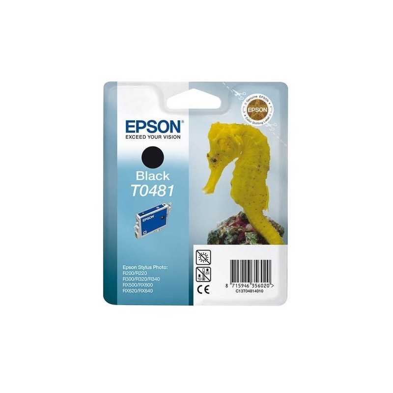 Cartouche d'encre Epson T0481 Noire, Toner Express : achat en ligne de Cartouche d'encre Epson T0481 Noire pour imprimante