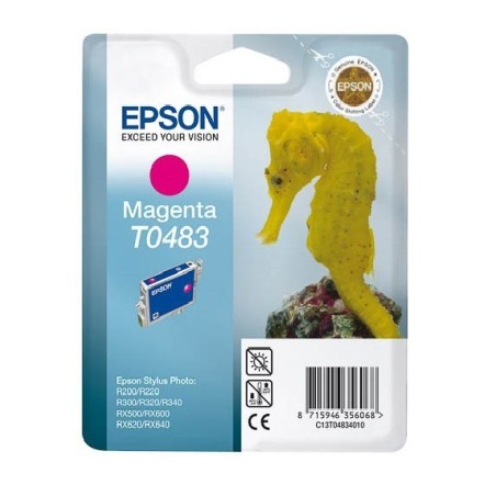 Cartouche d'encre Epson T0483 Magenta, Toner Express : achat en ligne de Cartouche d'encre Epson T0483 Magenta pour imprimante