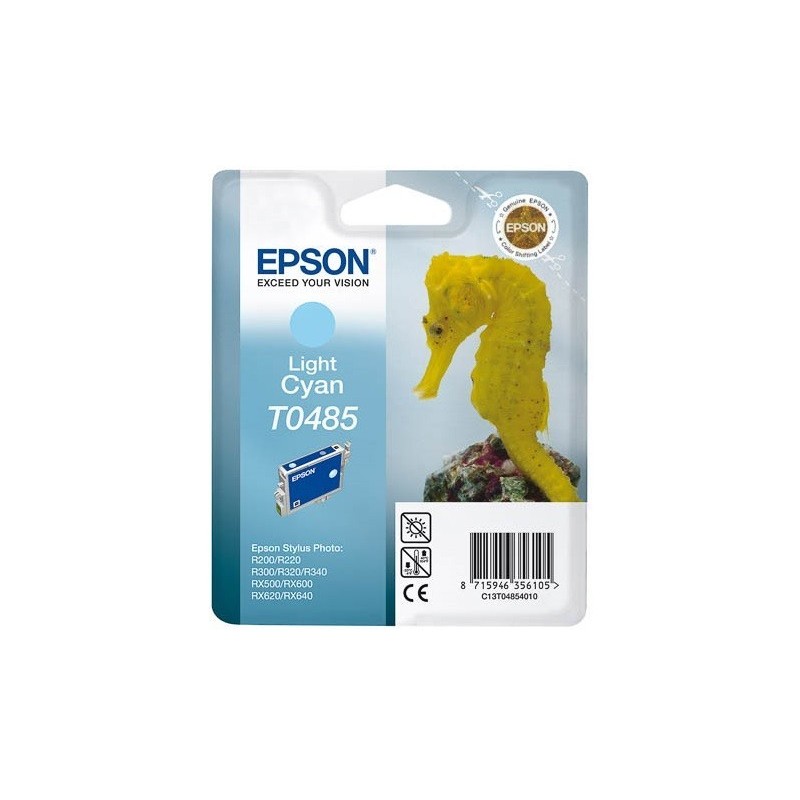 Cartouche d'encre Epson T0485 Photo Cyan, Toner Express : achat en ligne de Cartouche d'encre Epson T0485 Photo Cyan pour imprim
