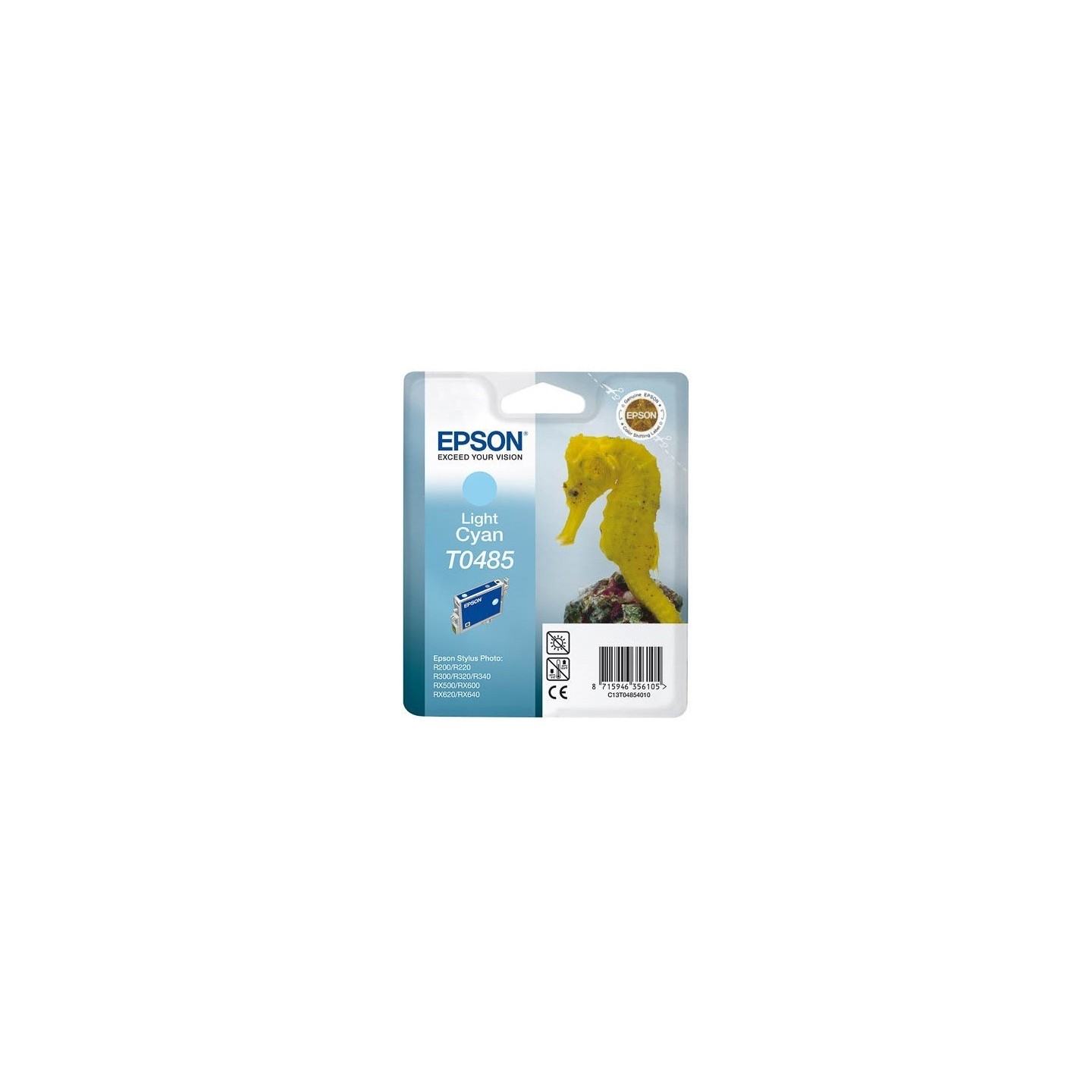 Cartouche d'encre Epson T0485 Photo Cyan, Toner Express : achat en ligne de Cartouche d'encre Epson T0485 Photo Cyan pour imprim