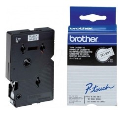 TC291 Ruban thermique en cassette Brother TC-291 9mm noir sur Blanc, Toner Express : achat en ligne 
