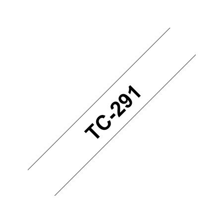 TC291 Ruban thermique en cassette Brother TC-291 9mm noir sur Blanc, Toner Express : achat en ligne 