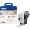 DK11201 Rouleau d'étiquettes DK-11201 Brother original – Noir sur blanc, 29 x 90 mm pour QL500, Toner Express 