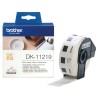 DK11219 Rouleau d'étiquettes DK-11219 Brother original – Noir sur blanc, 12 mm de diamètre pour QL500..., Toner Express