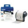 DK22205 Rouleau de papier continu DK-22205 Brother original – Noir sur blanc, 62 mm de large pour QL500..., Toner Express 