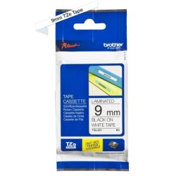 Ruban Matriciel Noir/blanc Brother  (TZ-221) 9mm, Toner Express : achat en ligne de Ruban Matriciel Noir/blanc Brother  (TZ-221)