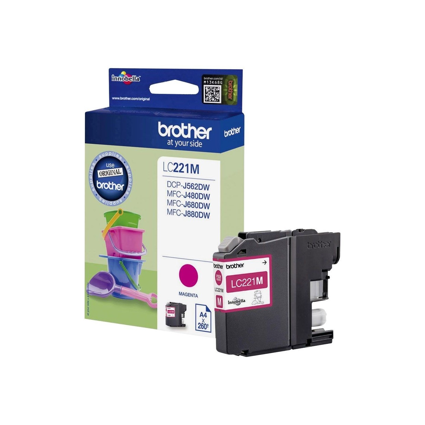 Cartouche magenta Brother pour MFC-J480dw / MFC-J680dw /MFC-J880dw..., Toner Express : achat en ligne de Cartouche magenta Broth