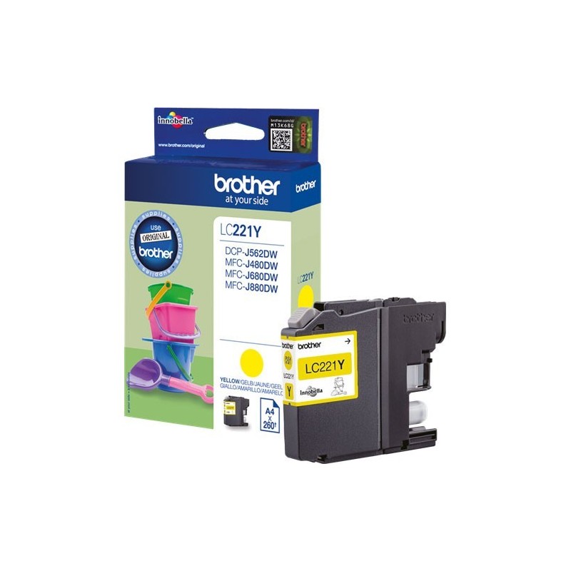 Cartouche jaune Brother pour MFC-J480dw / MFC-J680dw /MFC-J880dw..., Toner Express : achat en ligne de Cartouche jaune Brother p