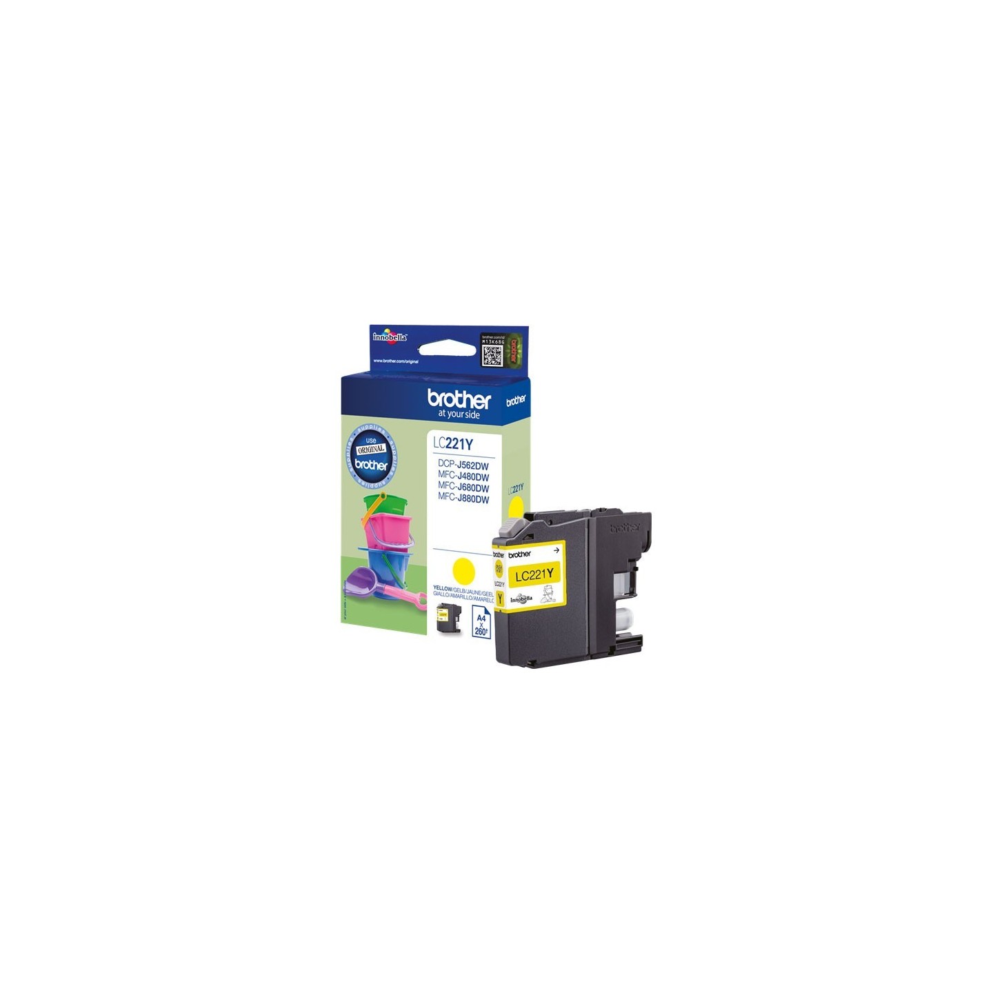 Cartouche jaune Brother pour MFC-J480dw / MFC-J680dw /MFC-J880dw..., Toner Express : achat en ligne de Cartouche jaune Brother p