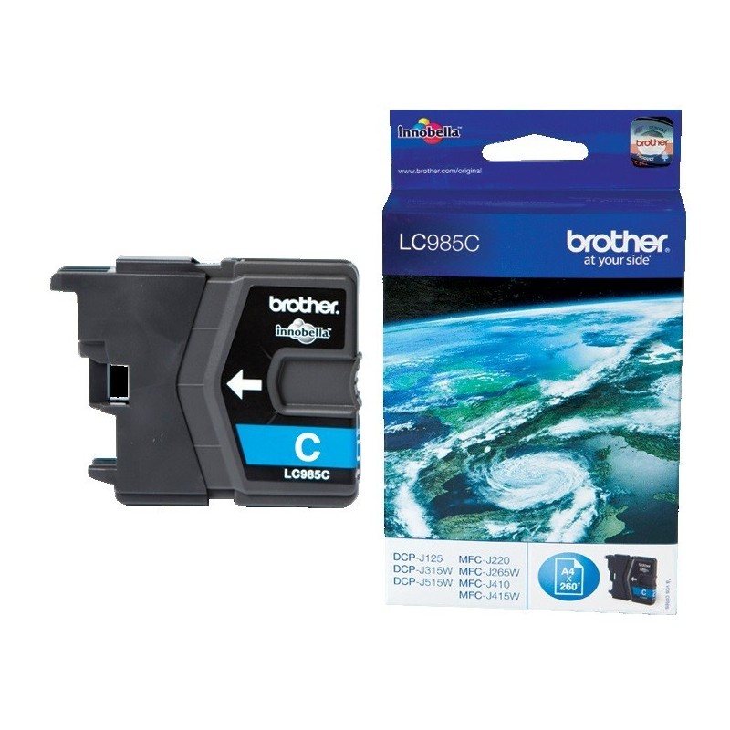 Cartouche cyan Brother pour DCP-J315W / MFC-J220 ...., Toner Express : achat en ligne de Cartouche cyan Brother pour DCP-J315W /