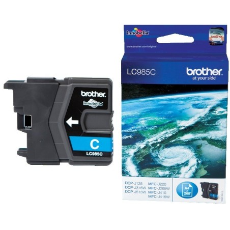 Cartouche cyan Brother pour DCP-J315W / MFC-J220 ...., Toner Express : achat en ligne de Cartouche cyan Brother pour DCP-J315W /