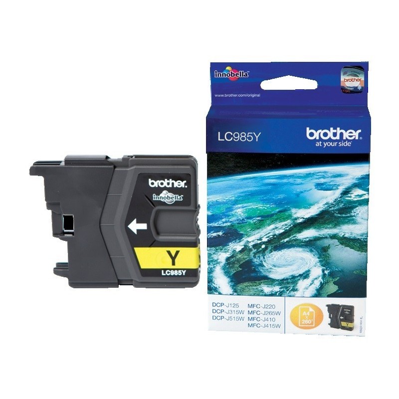 Cartouche jaune Brother pour DCP-J315W / MFC-J220 ...., Toner Express : achat en ligne de Cartouche jaune Brother pour DCP-J315W