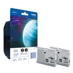 2 * Cartouche noire Brother pour DCP-135C / DCP150C / MFC235 / MFC260, Toner Express : achat en ligne de 2 * Cartouche noire Bro