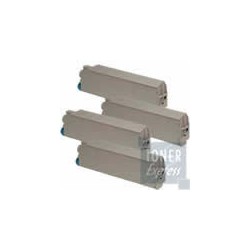 Pack de 4 toners Génériques C/M/Y/BK pour Oki C 9000/9200/9400..., Toner Express : achat en ligne de Pack de 4 toners Génériques