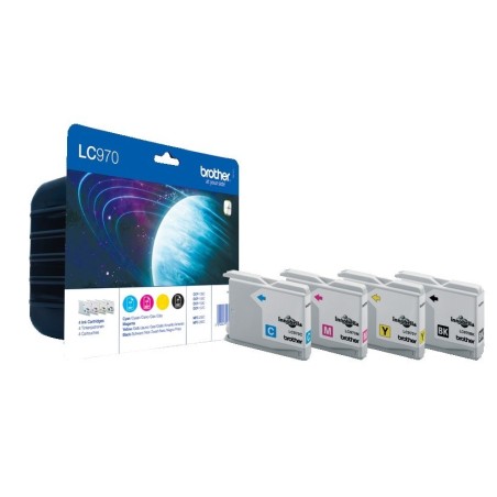 Value kit Brother pour DCP-135C / DCP150C / MFC235 / MFC260 (Pack de 4), Toner Express : achat en ligne de Value kit Brother pou