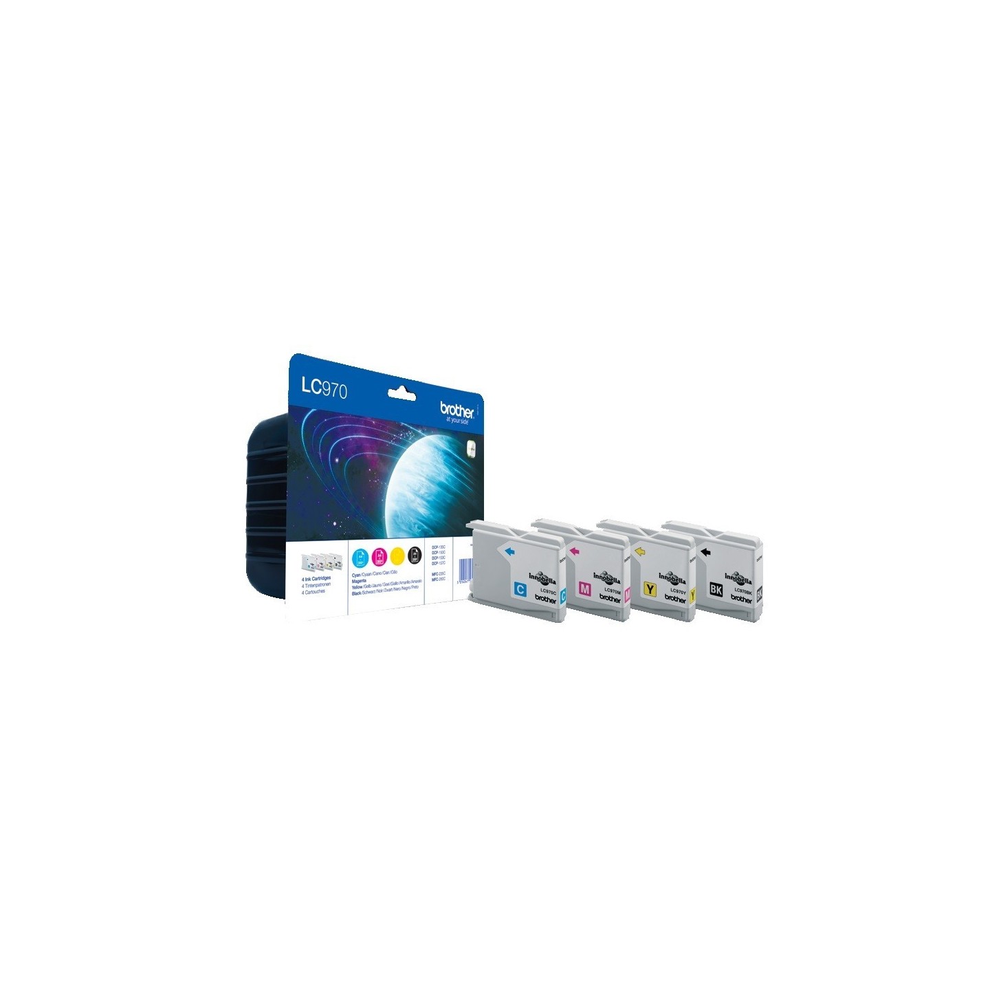 Value kit Brother pour DCP-135C / DCP150C / MFC235 / MFC260 (Pack de 4), Toner Express : achat en ligne de Value kit Brother pou