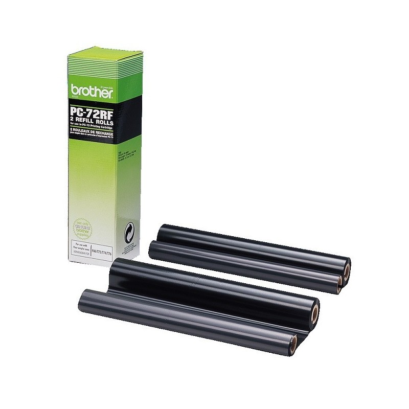Ruban à transfert thermique Brother PC72RF (Lot de 2 rlx), Toner Express : achat en ligne de Ruban à transfert thermique Brother