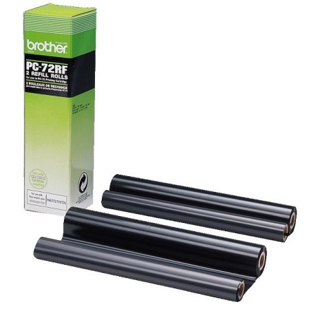 Ruban à transfert thermique Brother PC72RF (Lot de 2 rlx), Toner Express : achat en ligne de Ruban à transfert thermique Brother