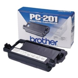 Ruban Thermique Noir Brother PC 201, Toner Express : achat en ligne de Ruban Thermique Noir Brother PC 201 pour imprimante