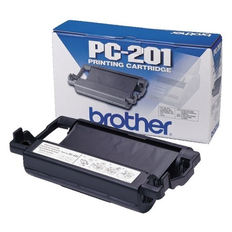Ruban Thermique Noir Brother PC 201, Toner Express : achat en ligne de Ruban Thermique Noir Brother PC 201 pour imprimante